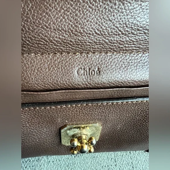 Chloé long zippered wallet twist project